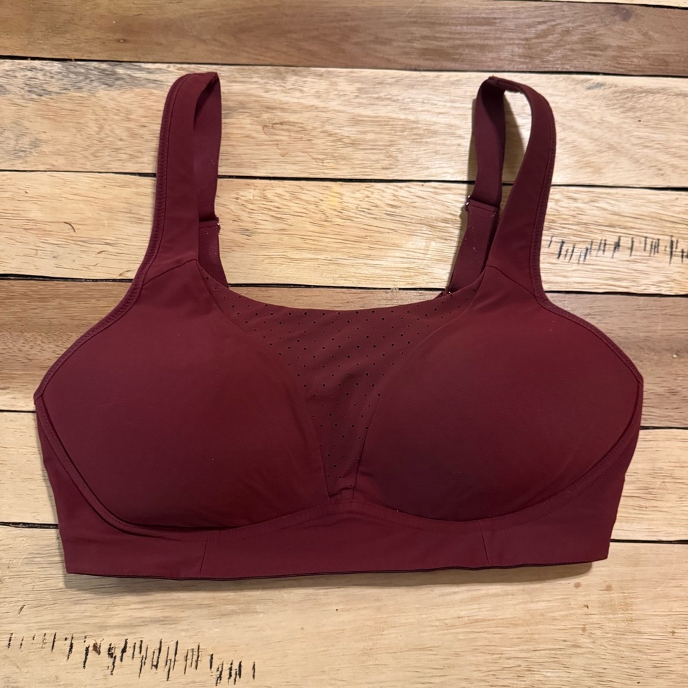 Lululemon Run Times Burgundy Bra 36C